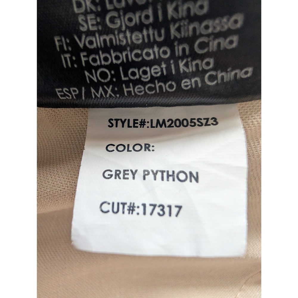 Liverpool Los Angeles Grey Python Snake Print Ski… - image 6